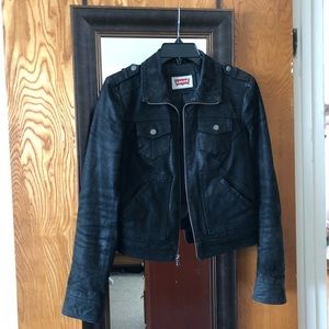 Levi’s leather motorcycle jacket
